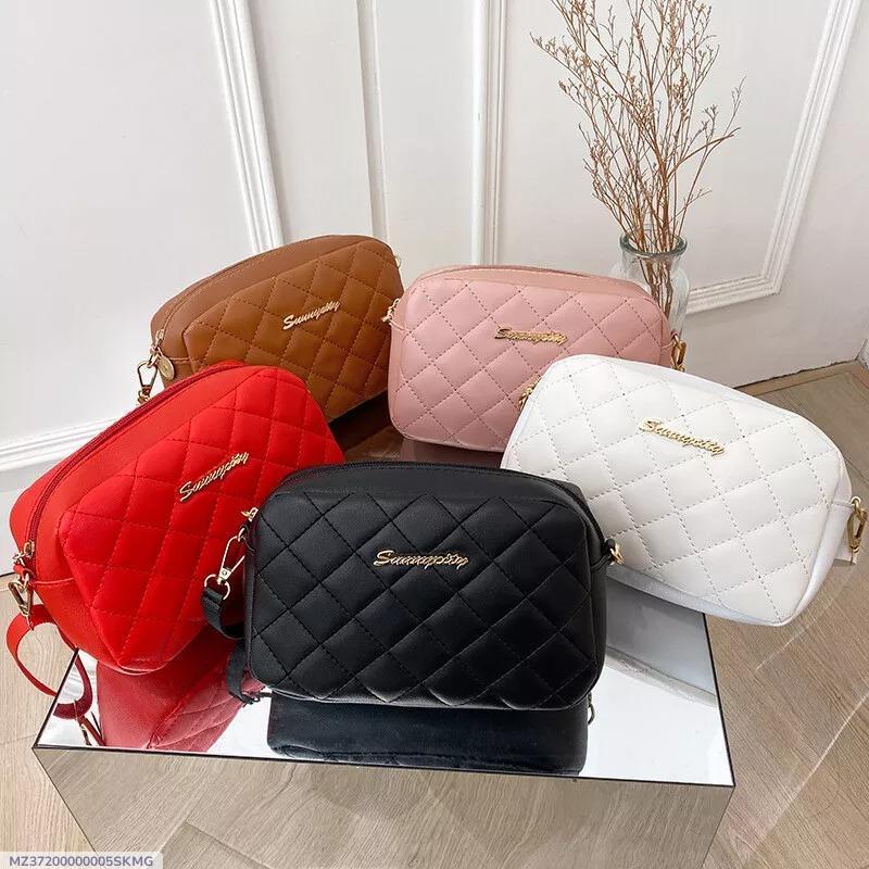 Chic Girl's PU Leather Embroidered Shoulder Bag,